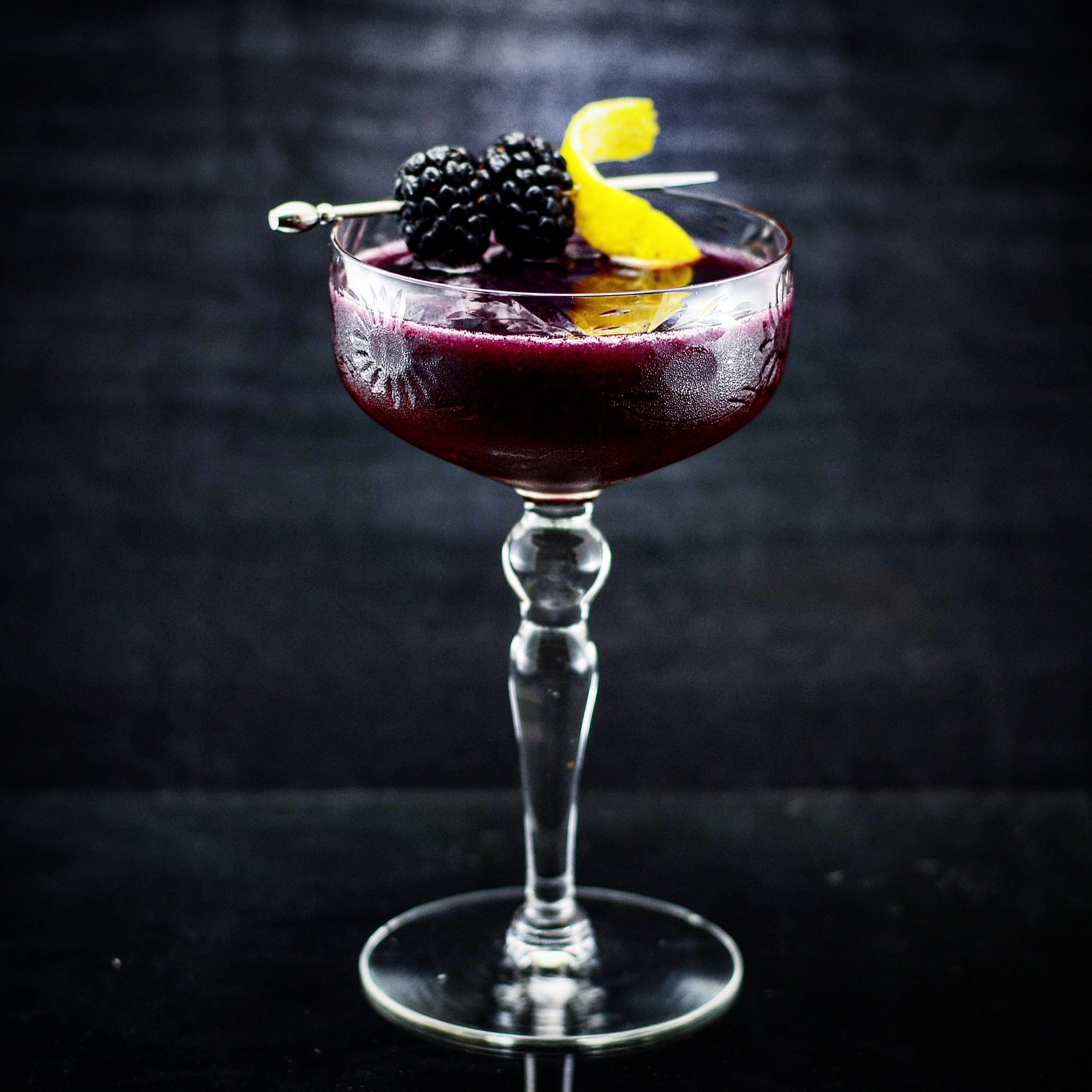 Cocktail: Hella Purple - Captain Cocktails